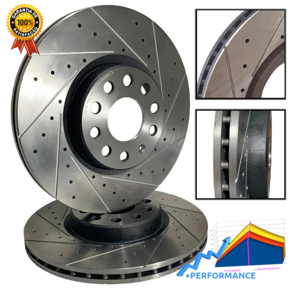 Disco de Freio Dianteiro BMW S&eacute;rie 1 135i 3.0 - BD0904 338mm Ventilado
