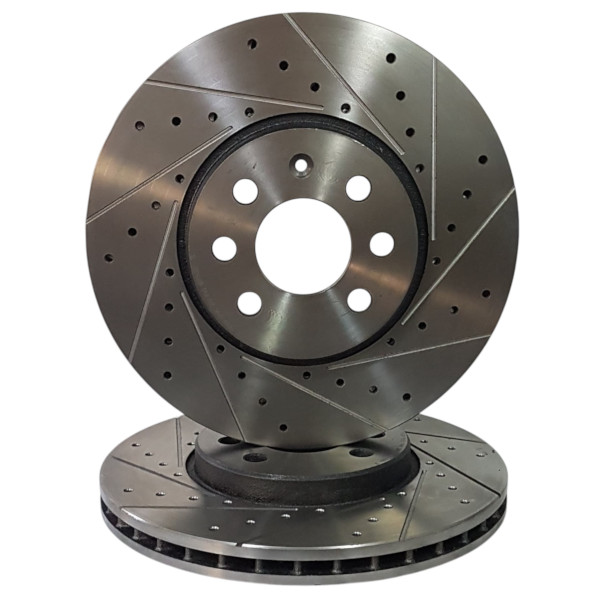 Disco de Freio Dianteiro Frisado Esportivo GM Astra Vectra 4 furos - HF25E BD9127 280mm Ventilado