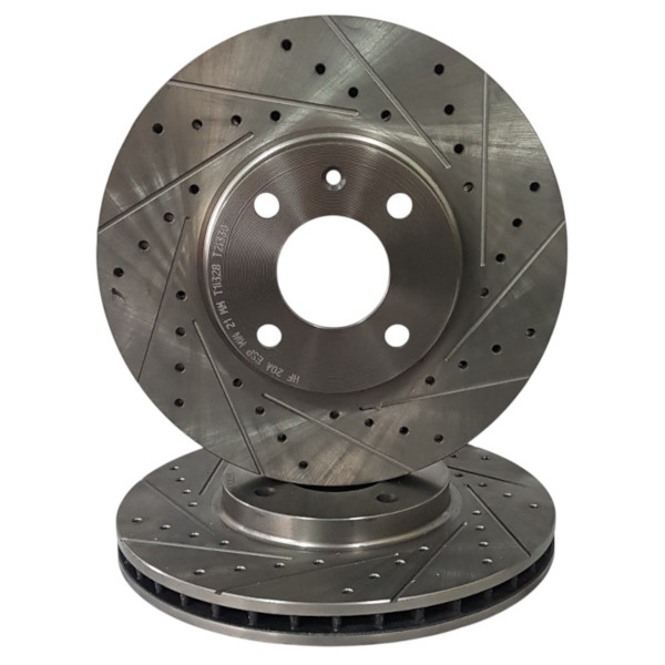 Disco de Freio Dianteiro Frisado Esportivo GM Agile, Meriva, Montana - HF20A BD9000 260mm Ventilado